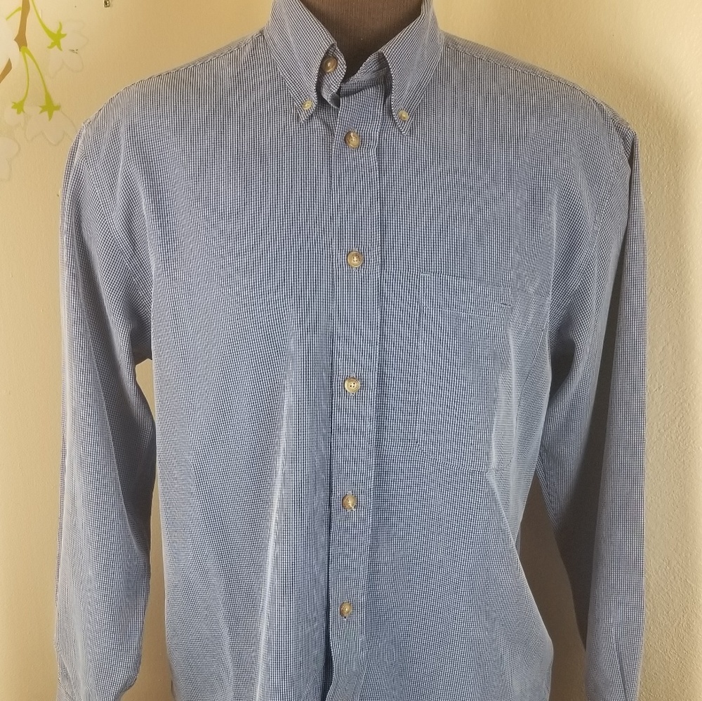 Orvis blue long sleeve button down
